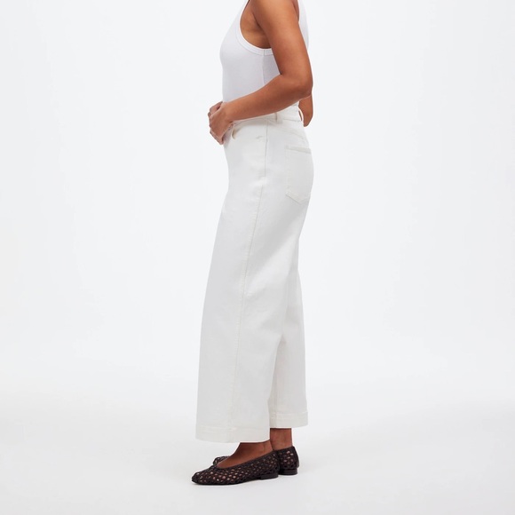 Madewell The Curvy Perfect Vintage Wide-Leg Crop Jean, Like New Size 29 - Picture 7 of 8